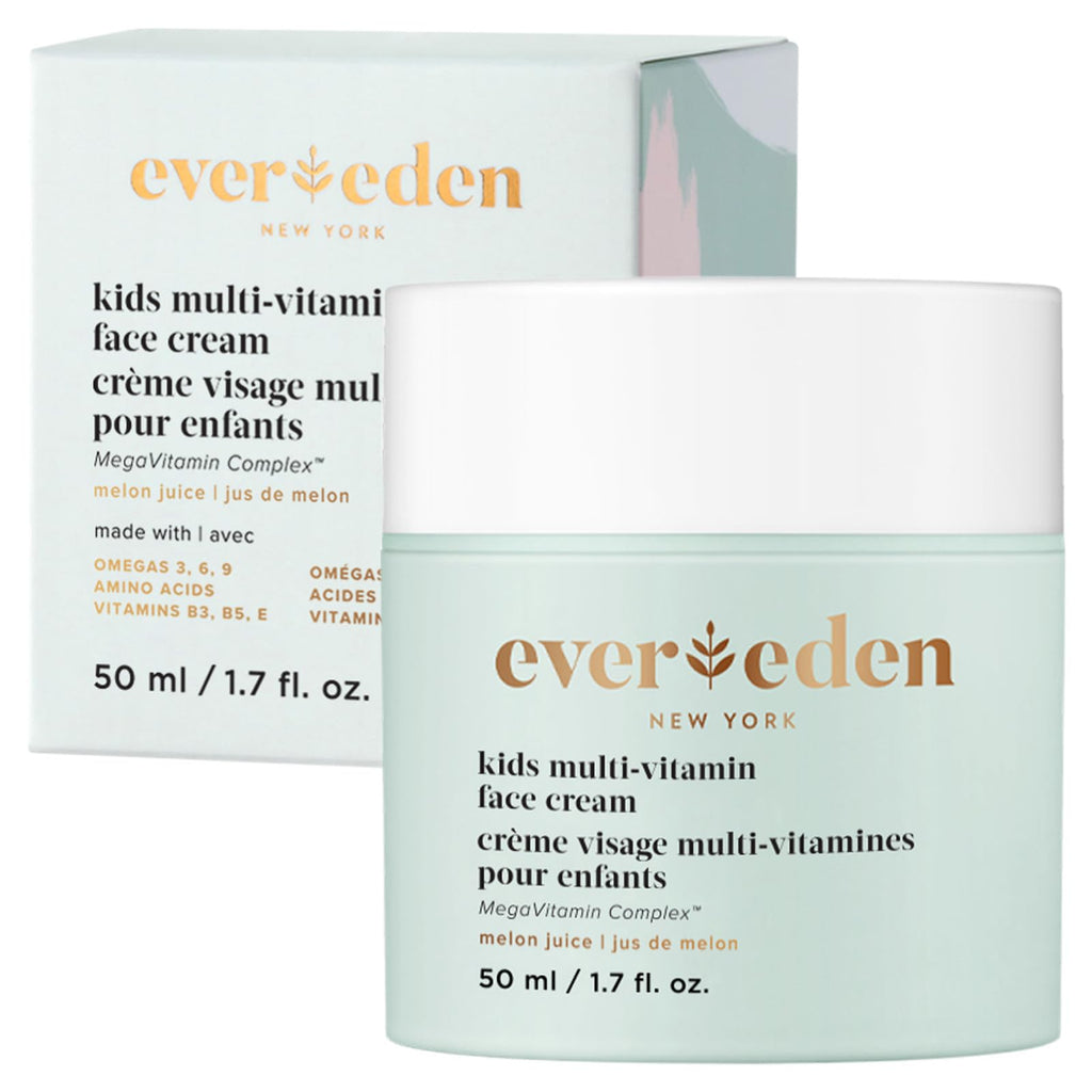 Evereden Kids Face Cream: Melon Juice — Gentle, Non-Toxic Moisturizer for Kids