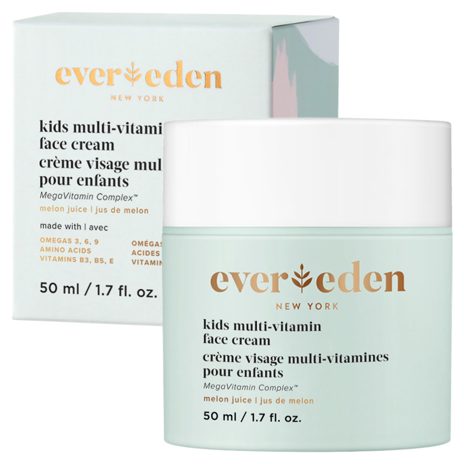 Evereden Kids Face Cream: Melon Juice — Gentle, Non-Toxic Moisturizer for Kids