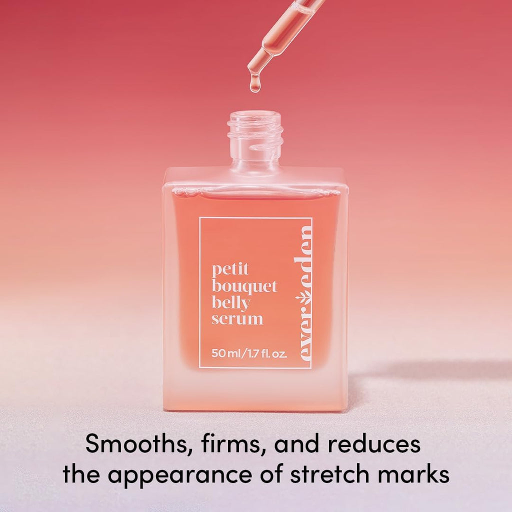 Evereden Petit Bouquet Belly Serum — Clean Vegan Belly Oil for Pregnancy & Postpartum