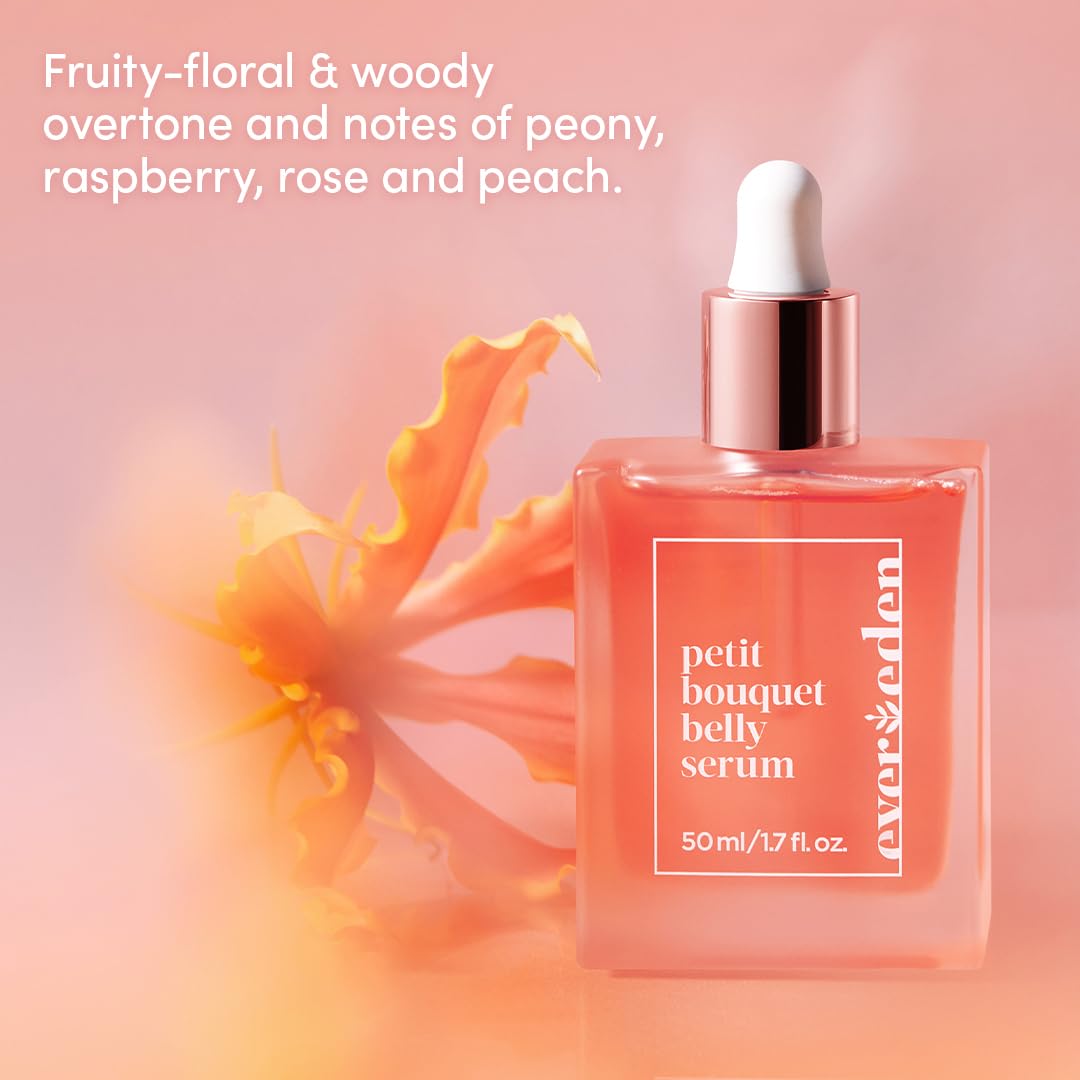 Evereden Petit Bouquet Belly Serum — Clean Vegan Belly Oil for Pregnancy & Postpartum