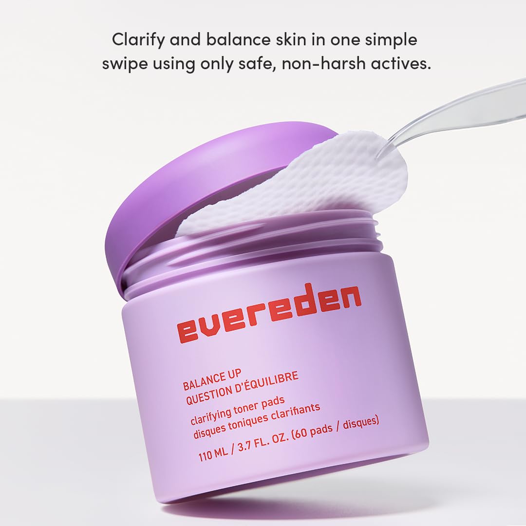 Evereden Preppy Skincare Collection with Triple Green Tea for Teens | Cleanser, Gel-Cream Moisturizer & Toner Pads