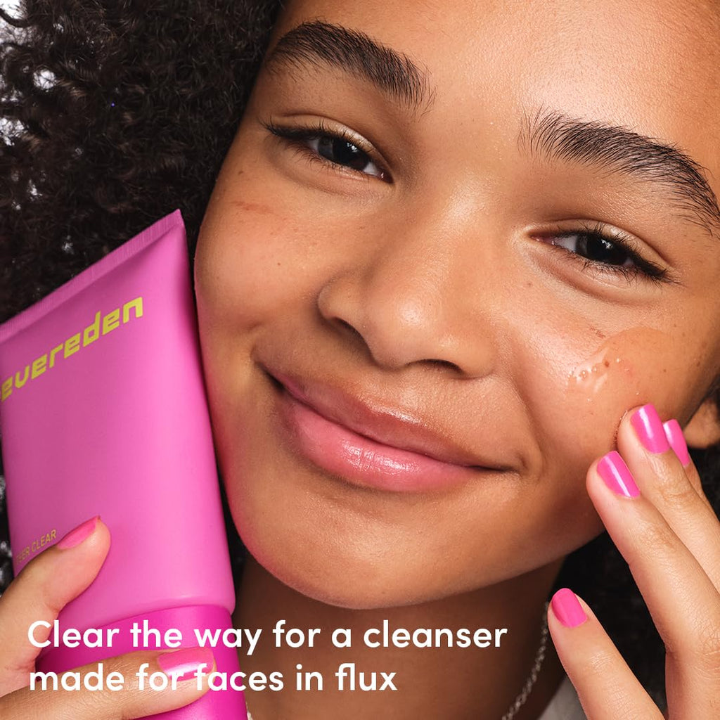 Evereden Steer Clear Balancing Jelly Cleanser – Vegan Teen Skin Care for Oily & Pimple-Prone Skin