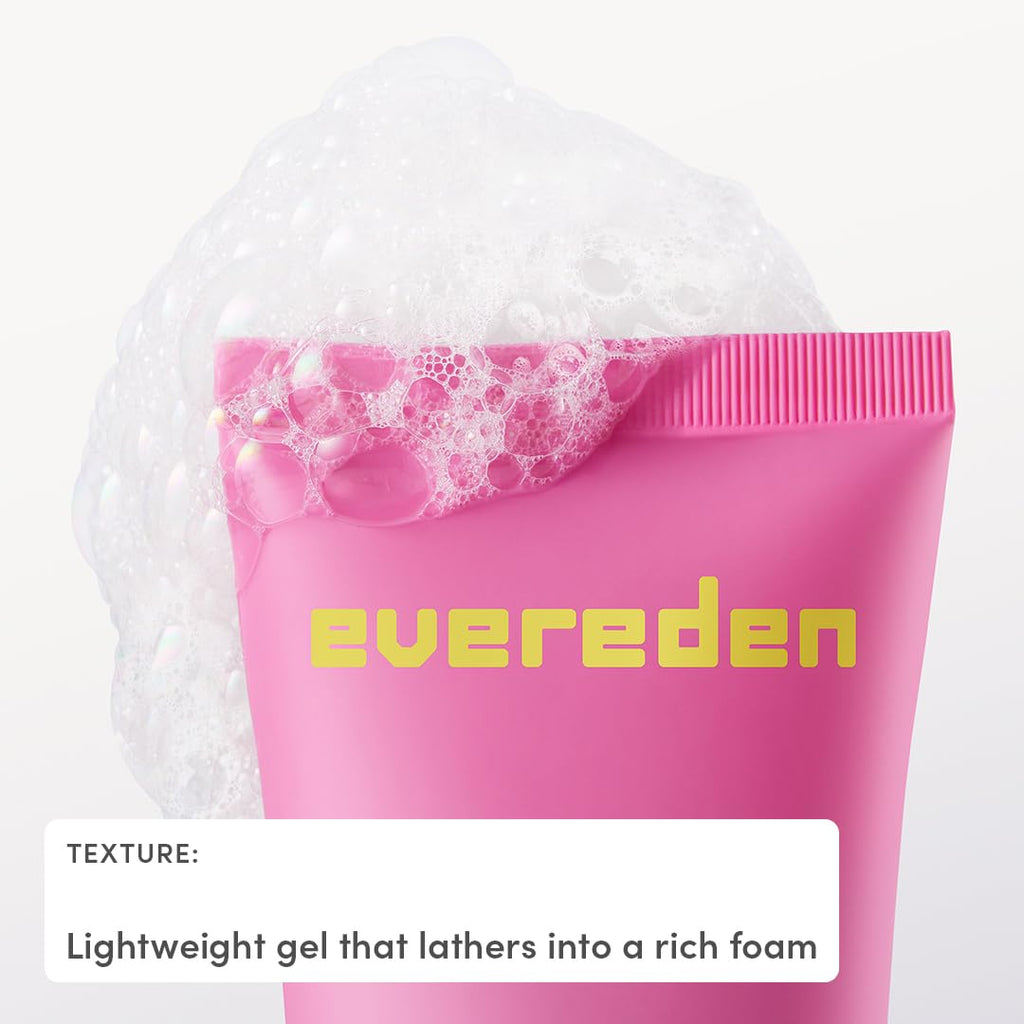 Evereden Steer Clear Balancing Jelly Cleanser – Vegan Teen Skin Care for Oily & Pimple-Prone Skin
