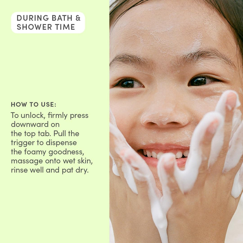 Evereden Kids Foam Soap Cloud Body Wash – Coconut Splash | Gentle, Playful Foamy Bath for Kids