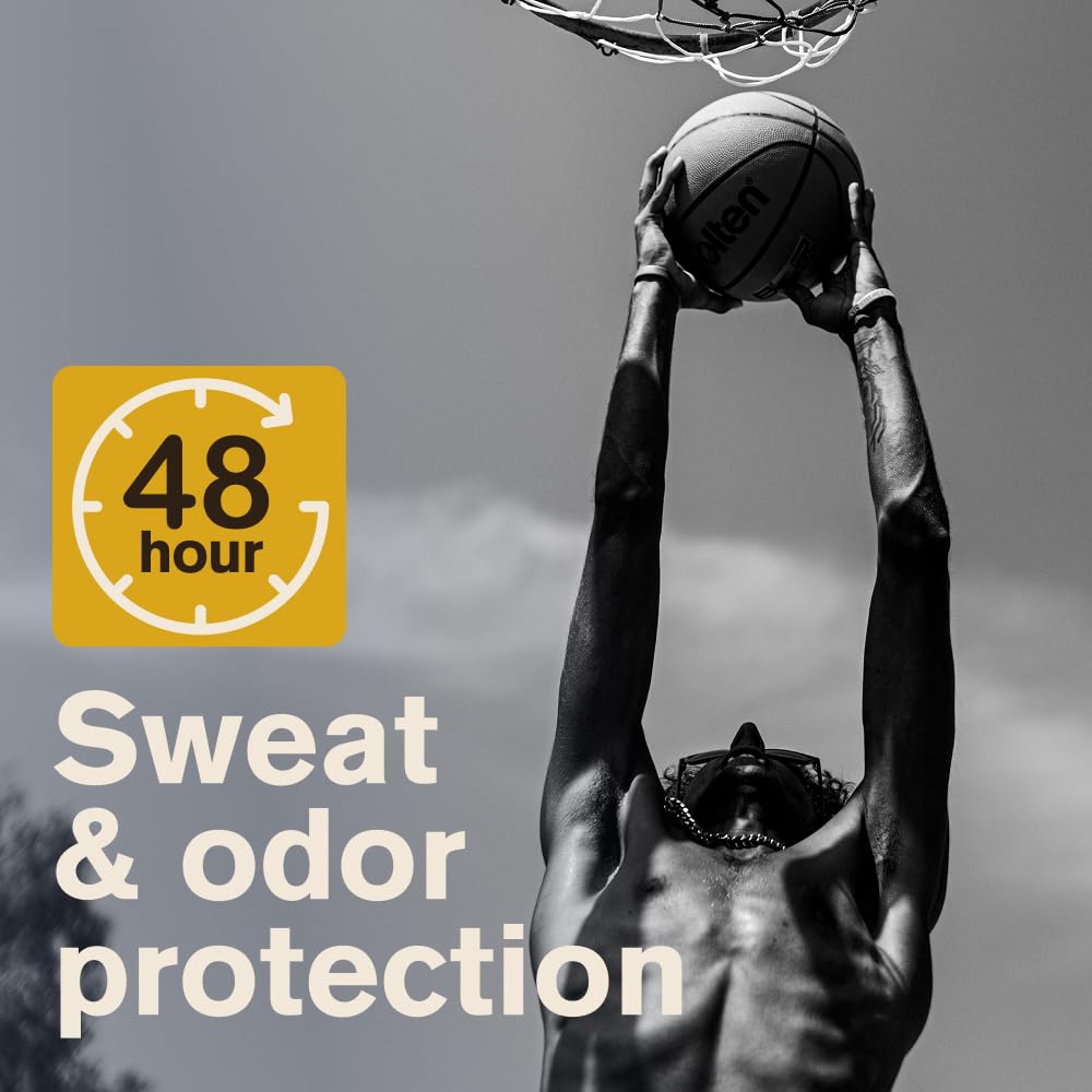 Every Man Jack Amber + Sandalwood Antiperspirant Deodorant – 2-Pack, 48-Hour Odor & Sweat Defense, 2.6 oz