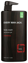 Every Man Jack Cedarwood Body Wash – 33.8 oz | Deep Clean for Men
