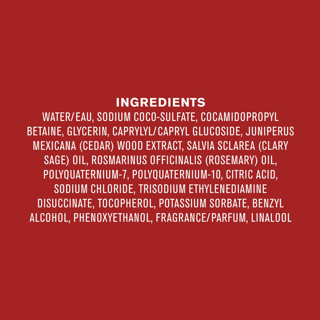 Every Man Jack Nourishing Cedar + Red Sage Body Wash – All Skin Types, Coconut & Glycerin – 24oz (2 Bottles)