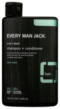 Every Man Jack Sea Salt 2-in-1 Shampoo, 13.5 Fl Oz