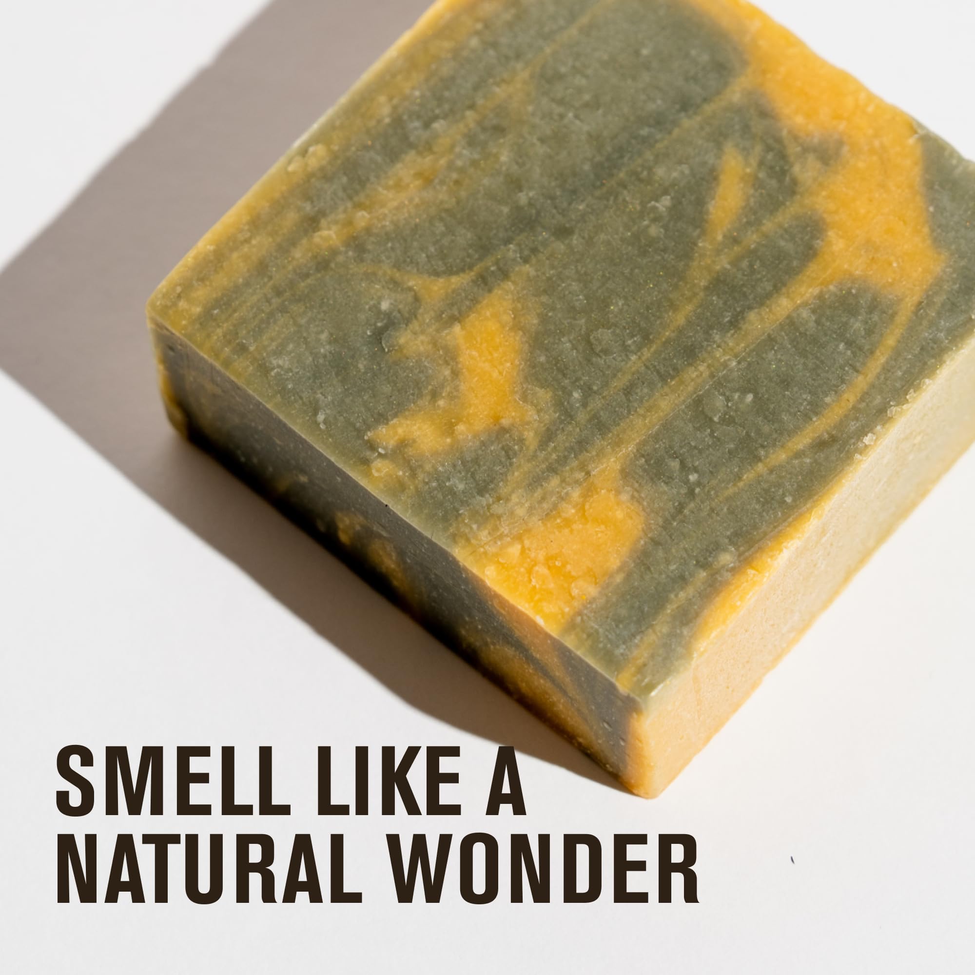 Every Man Jack Cold Processed Mens Bar Soap – Subtle Amber & Sandalwood Scent (3 Pack)