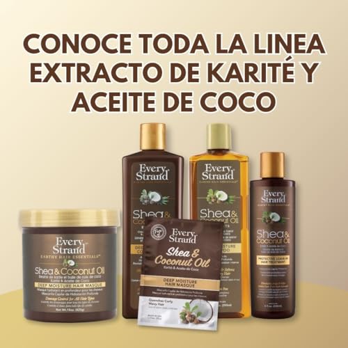 Every Strand Shea and Coconut Oil Deep Hair Masque, 15 Ounce