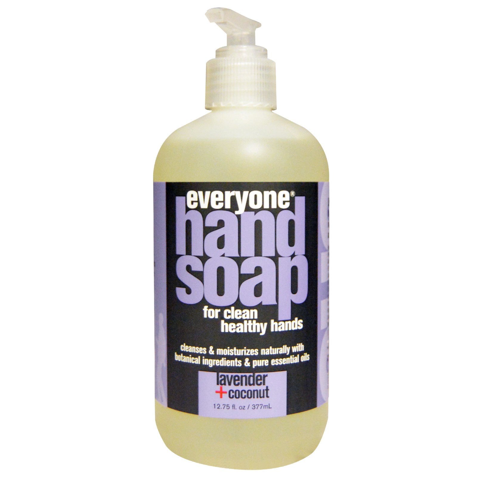 Everyone Botanical Lavender + Coconut Hand Soap Bundle & Apricot + Vanilla Hand Soap Bundle, 12.75 oz each