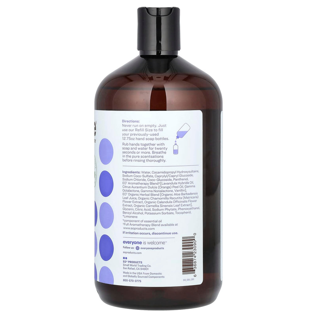 Everyone Lavender & Coconut Hand Soap Refill, 32 Fl Oz