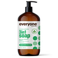 Everyone 3-in-1 Tea Tree Peppermint Soap, 32 oz – Cleanse Body, Face & Hair