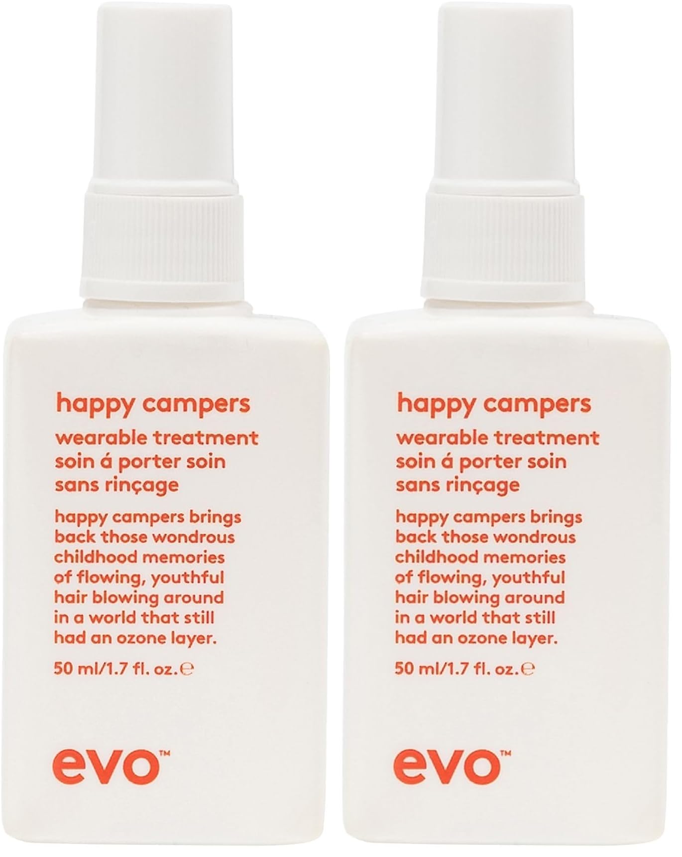 EVO Happy Campers Wearable Treatment – Daily Hair Strength, Frizz Control & UV Protection (2 x 50ml)
