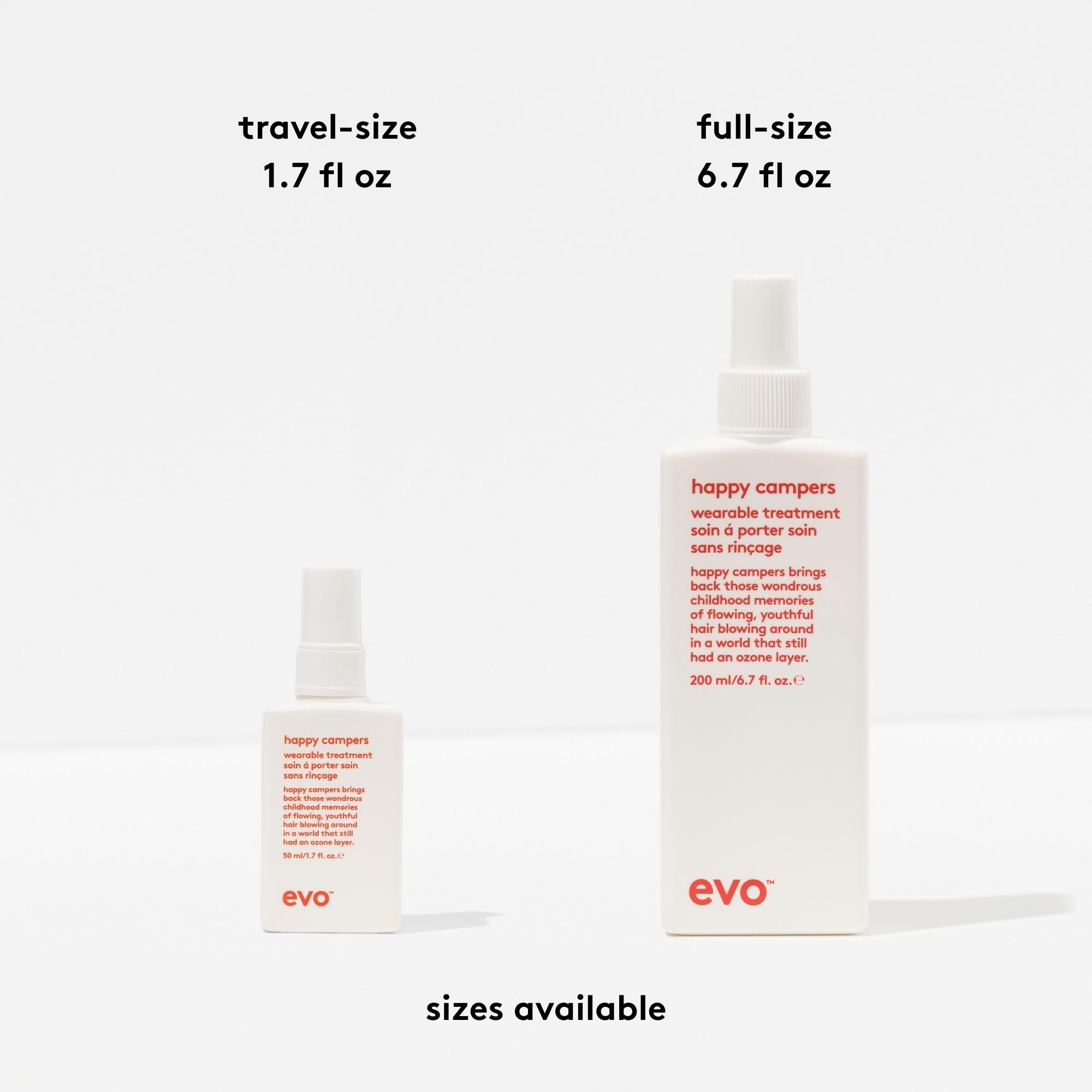 EVO Happy Campers Wearable Treatment – Daily Hair Strength, Frizz Control & UV Protection (2 x 50ml)
