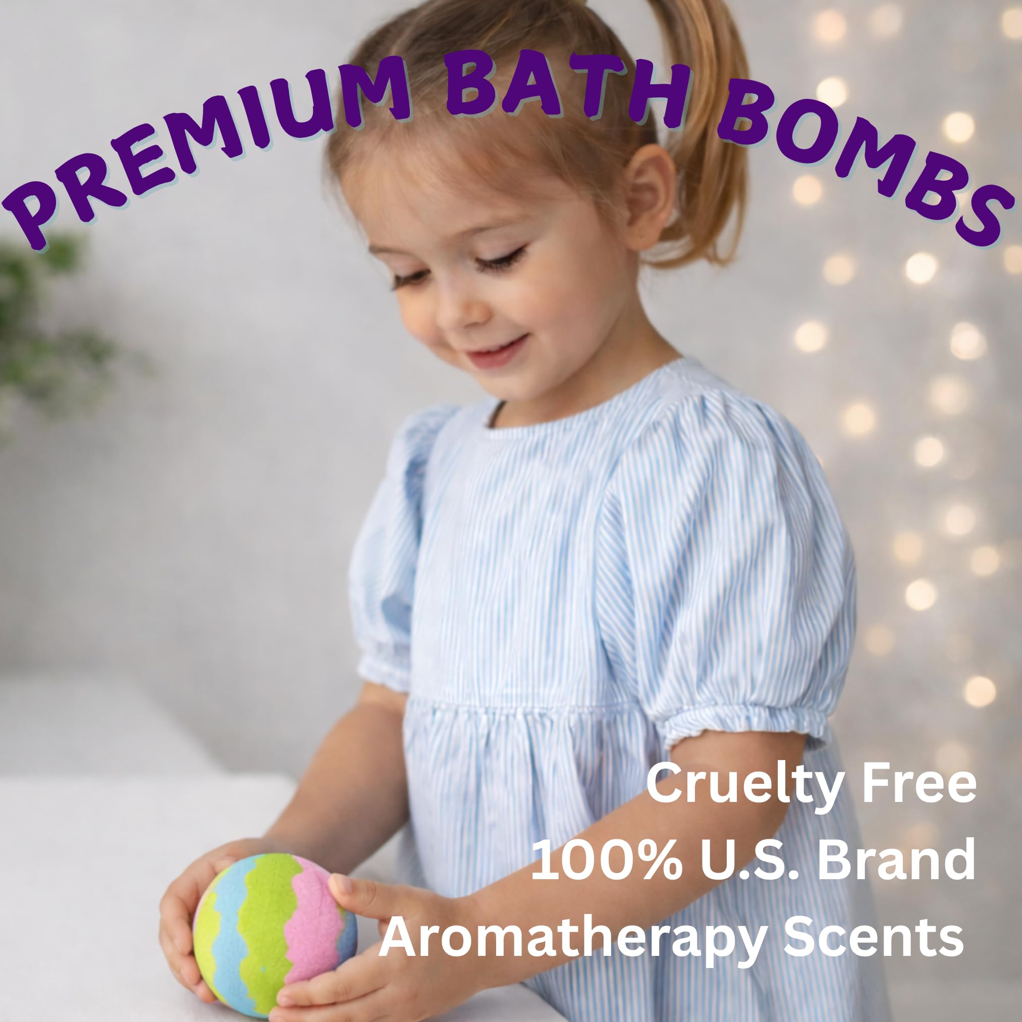 EvolutionUSA 1pc Epic Superhero Bath Bomb for Kids – Toy Inside