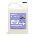 EVOLVED BY NATURE Liquid Hand Soap Refill – 128 Oz, Lavender Lemongrass, Biodegradable Formula