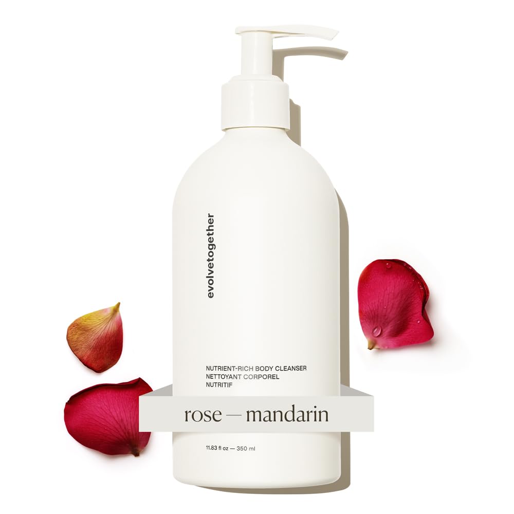 Evolvetogether Monaco Nutrient-Rich Body Cleanser – Mandarin, Oud & Patchouli | Cream-to-Oil Hydration | Vegan & Cruelty-Free | 11.8 fl oz