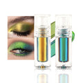 evpct 2-Piece Yellow Green Duochrome Liquid Eyeshadow | Multichrome Glitter Waterproof Long-Wear