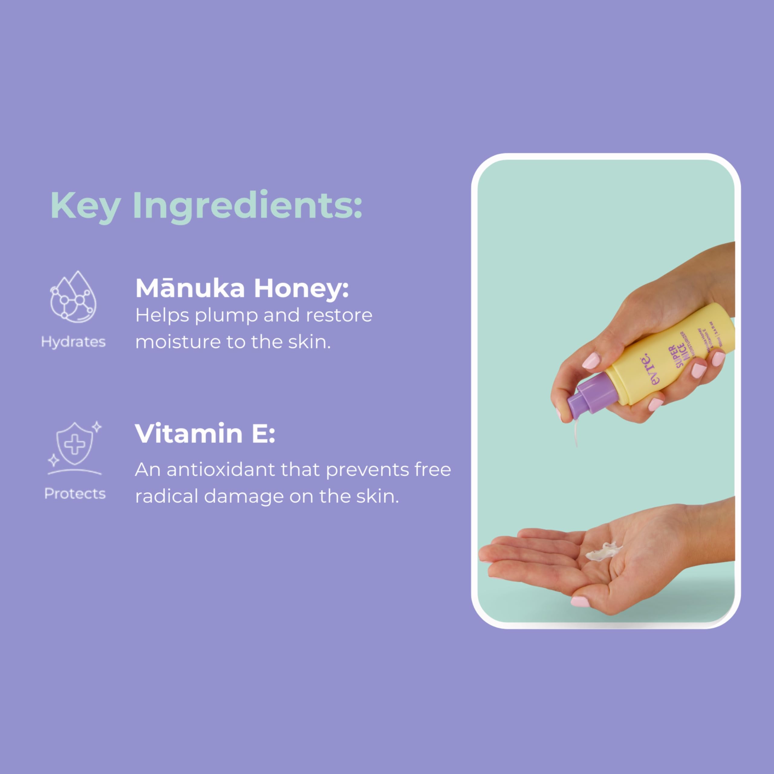 Evre Super Nice Manuka Honey Teen Face Moisturizer – Hydrates, Soothes & Protects Sensitive Skin