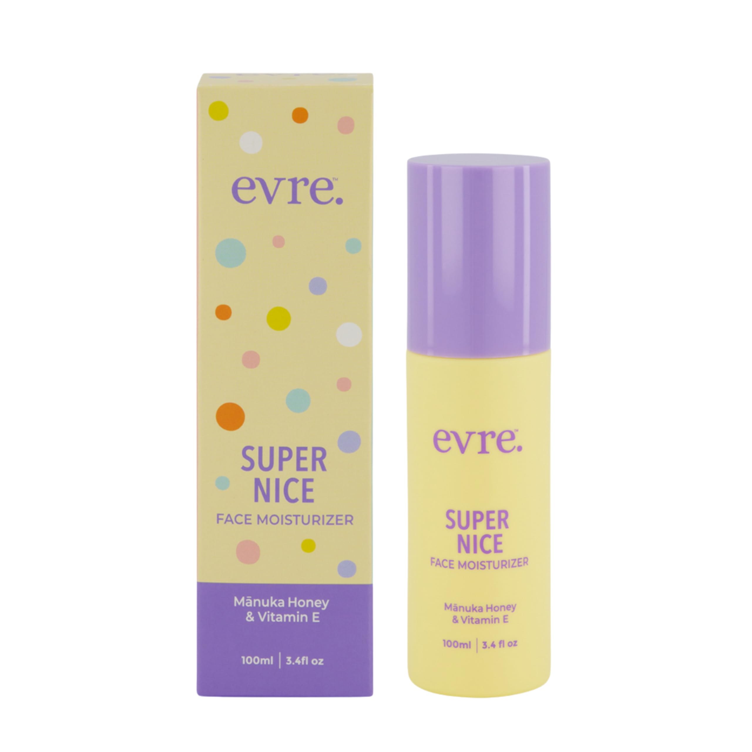 Evre Super Nice Manuka Honey Teen Face Moisturizer – Hydrates, Soothes & Protects Sensitive Skin