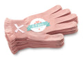 Evridwear Beauty Cotton Gloves with Touchscreen Fingers – 6 Pairs (S/M), Featherweight & Lightweight Pink