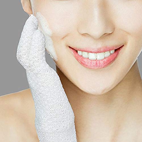 Evridwear Exfoliating Dual Texture Bath Gloves – 2 Pairs for Shower, Spa & Body Scrubs