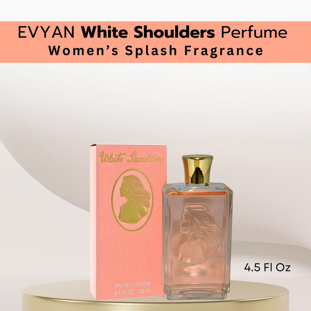 Evyan White Shoulders Eau de Cologne for Women – 4.5 oz