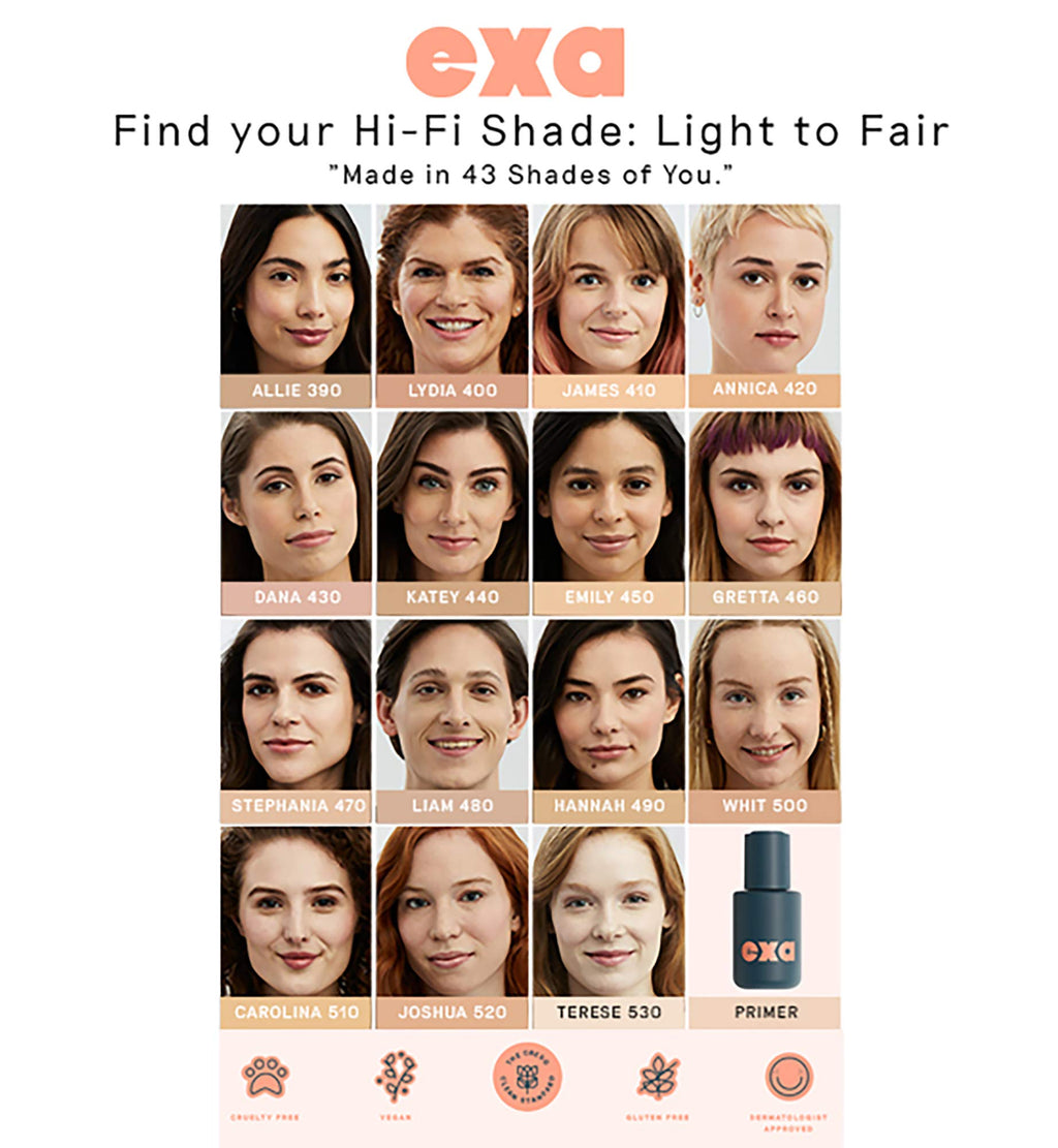 Exa Beauty Natural High Fidelity Foundation | Clean, Vegan, Cruelty-Free Makeup