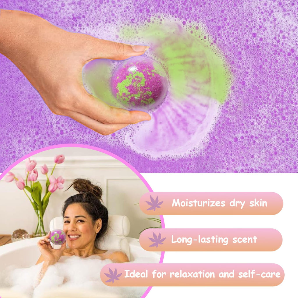 Excalla Bath Bombs Gift Set | 20 Handmade Bubble Bath Bombs with Shea & Cocoa Butter