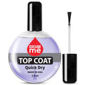 Excuse Me Quick Dry Top Coat – Fast Dry, High-Gloss Finish (2.5 oz Refill)