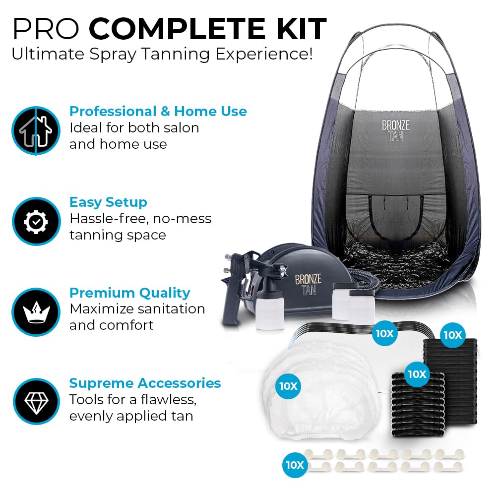 Existing Beauty Bronze Tan Commercial Spray Tan Kit | Pro HVLP System