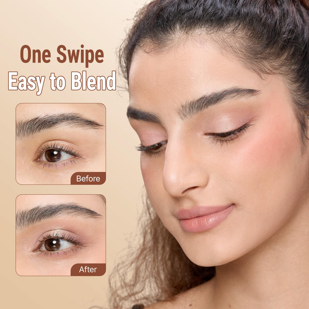 exmiloo Eyeshadow Stick – Dual-Ended Matte & Shimmer Cream for Easy Eye Looks (Sunrise Latte)