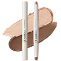 exmiloo Eyeshadow Stick - 2-in-1 Matte & Shimmer Dual-Ended (Taupe Twilight)
