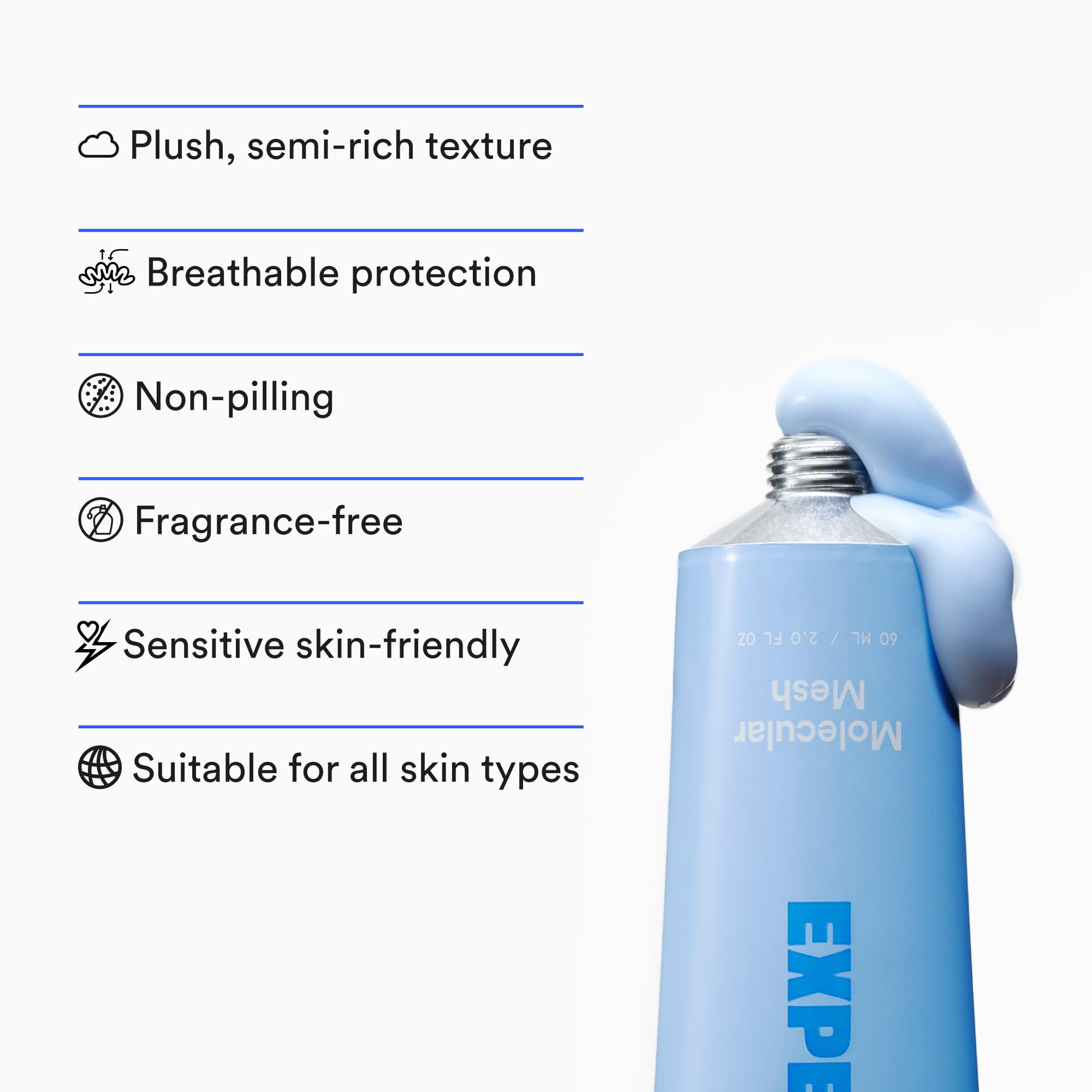 Experiment Molecular Mesh Barrier Repair Face Moisturizer – Lightweight, Soothing Barrier Care for Sensitive Skin