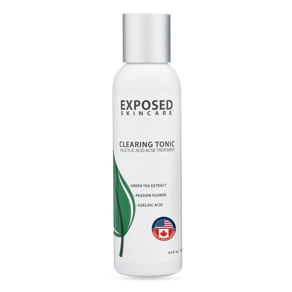 Exposed Skin Care Clearing Tonic – 1% Salicylic Acid & Witch Hazel, Acne Toner