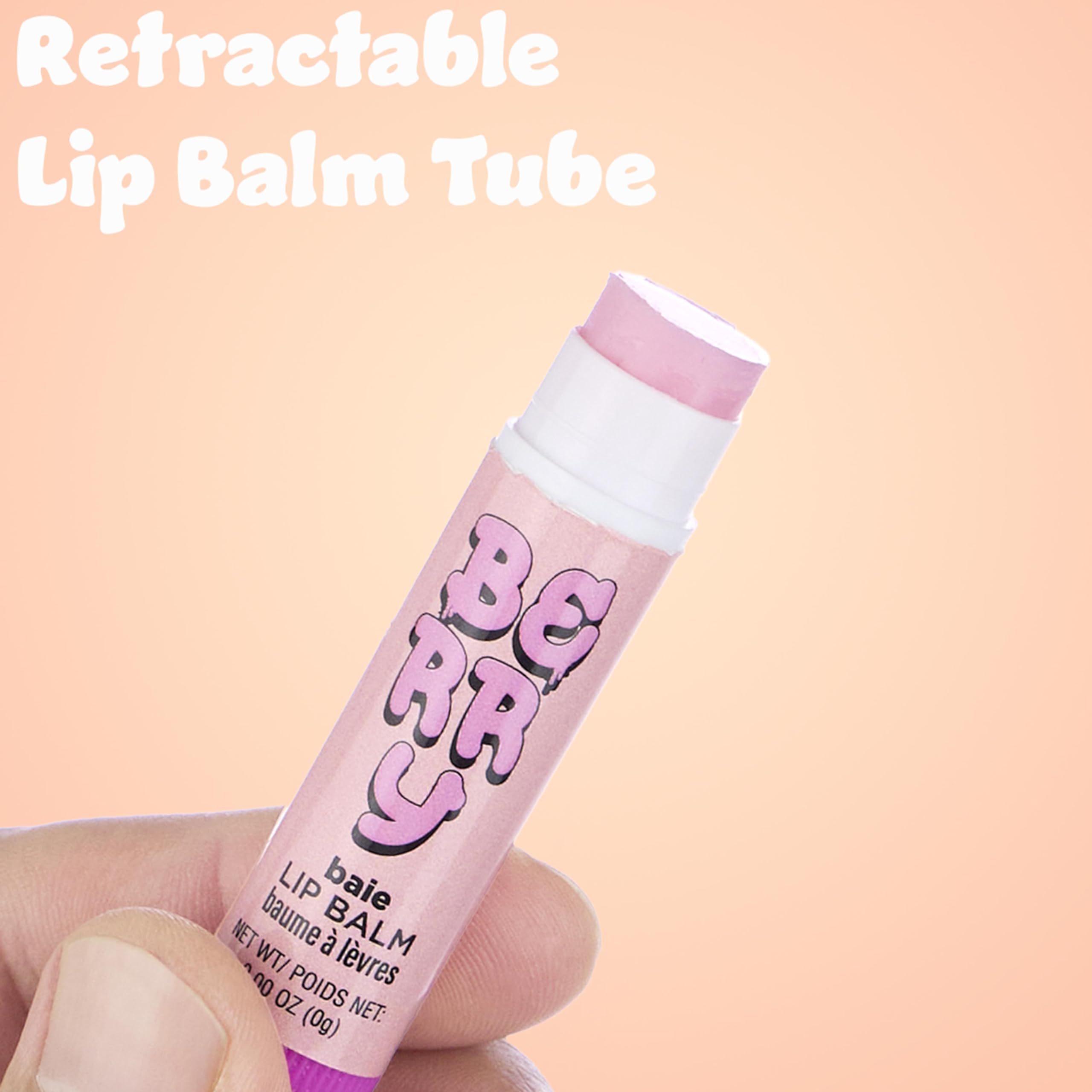 EXPRESSIONS 10pc Fruity Lip Balm Collection – Hydrating, Vitamin-Enriched Flavors