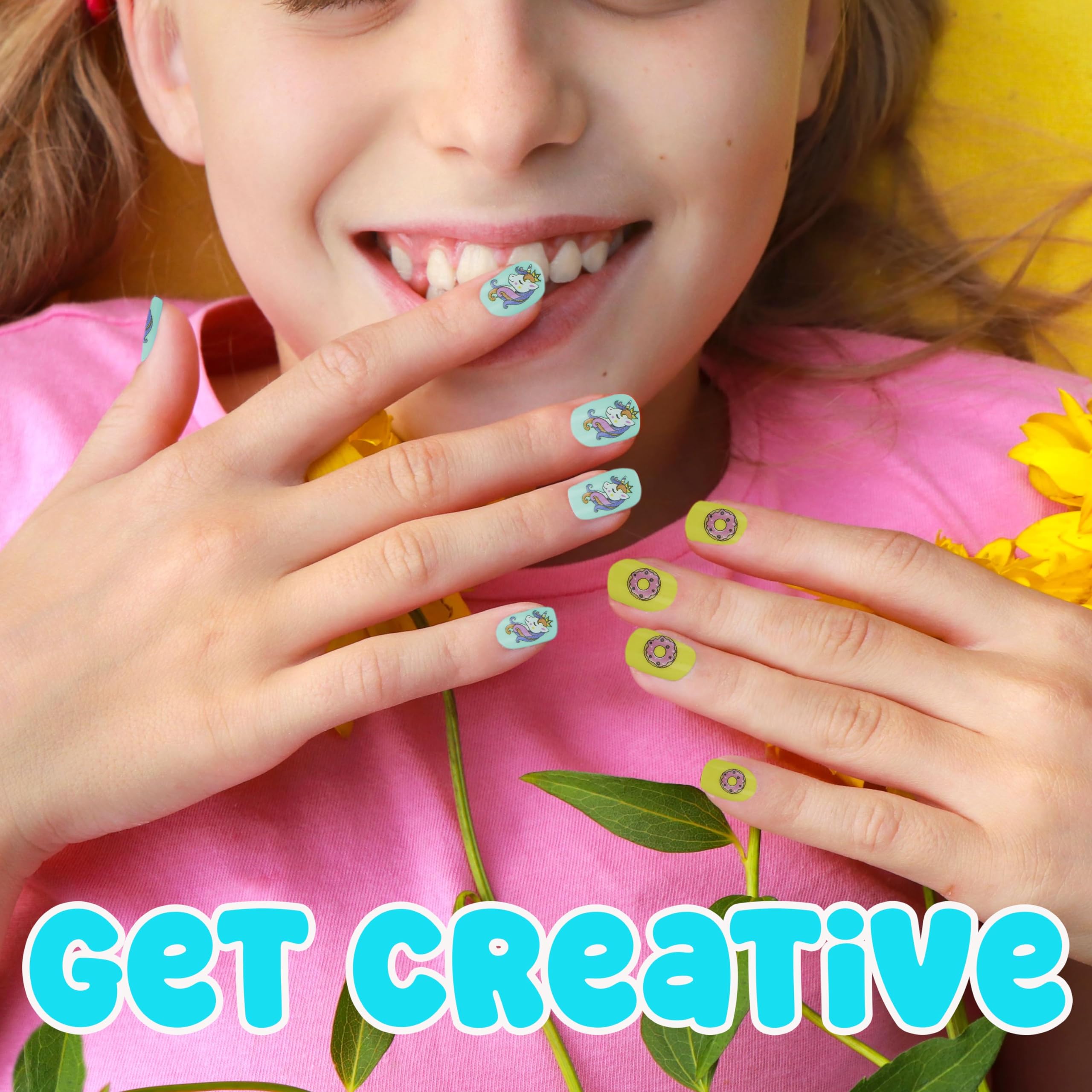 EXPRESSIONS 7 Day Manicure Collection — 84-Piece Unicorn Party Press-On Nails