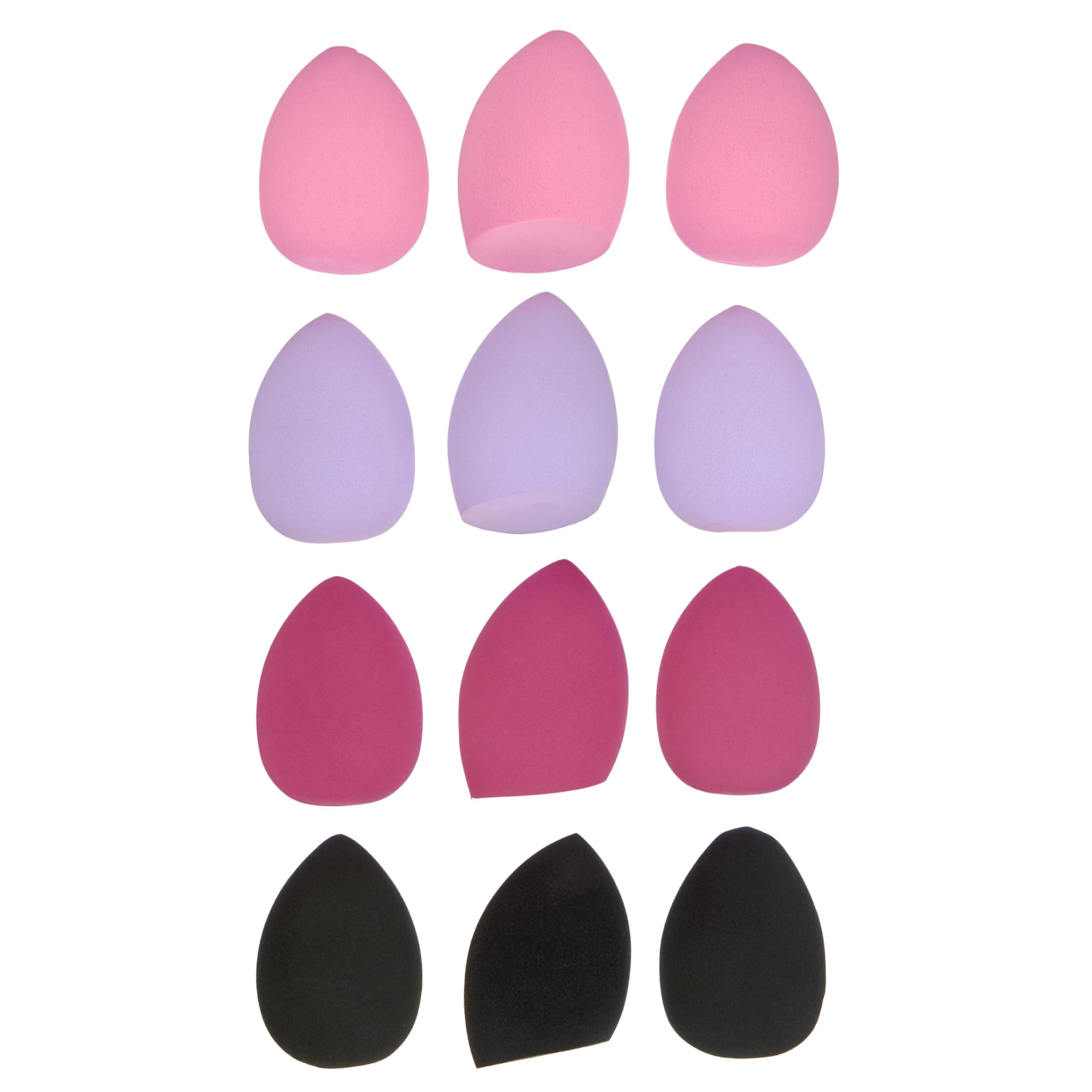 EXPRESSIONS 12pc Beauty Sponge Value Pack – Assorted Blenders