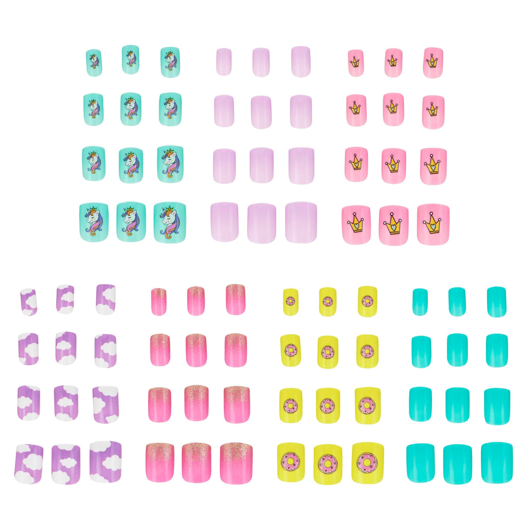 EXPRESSIONS 7 Day Manicure Collection — 84-Piece Unicorn Party Press-On Nails