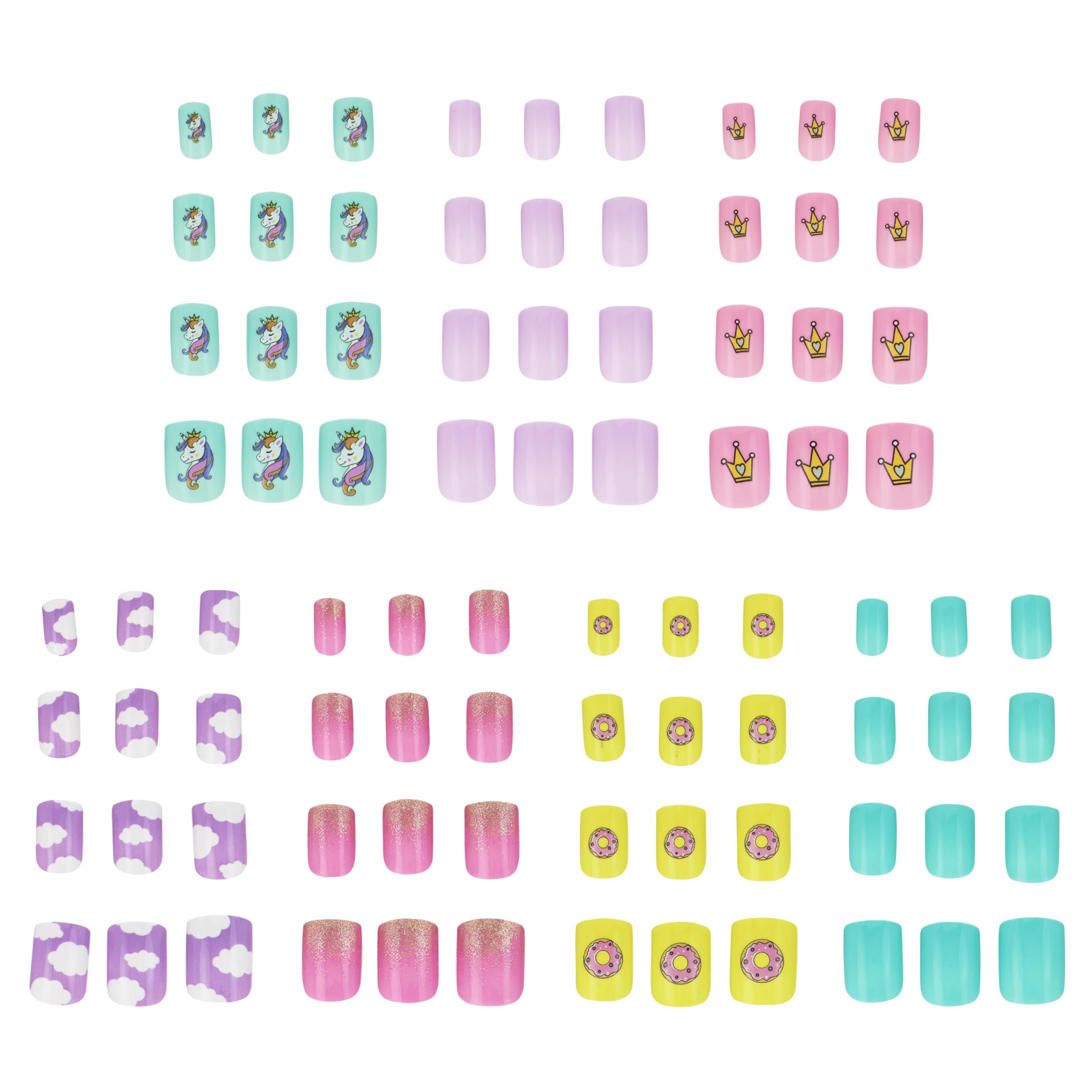EXPRESSIONS 7 Day Manicure Collection — 84-Piece Unicorn Party Press-On Nails