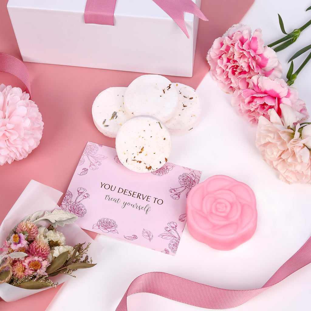 EXTALOW Rose Spa Gift Set for Women | Home Spa Gift Basket