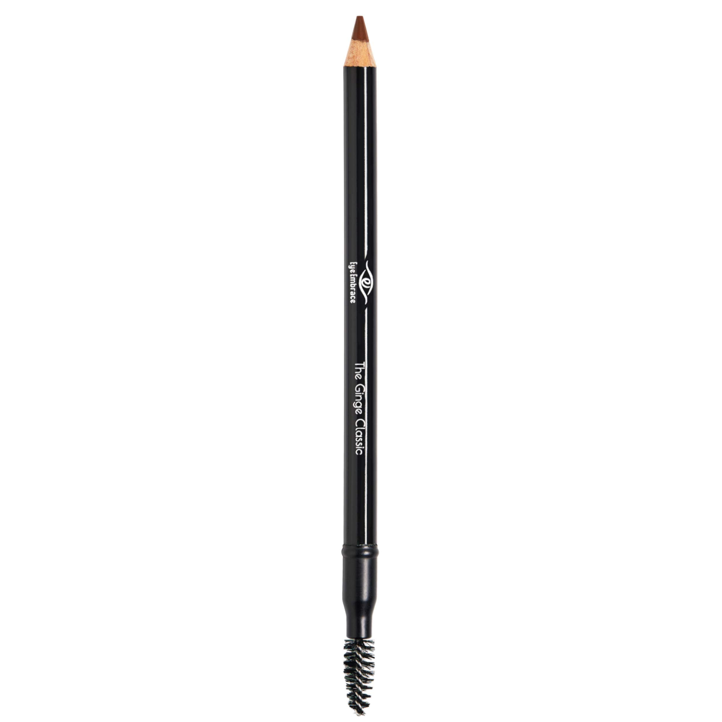 Eye Embrace The Ginge Classic Auburn Red Wooden Brow Pencil – Waterproof, Double-Ended, Cruelty-Free