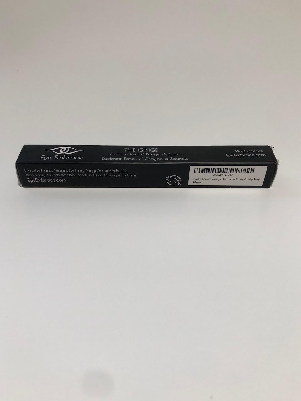 Eye Embrace The Ginge Auburn Red Eyebrow Pencil – Waterproof, Double-Ended Angled Tip & Spoolie