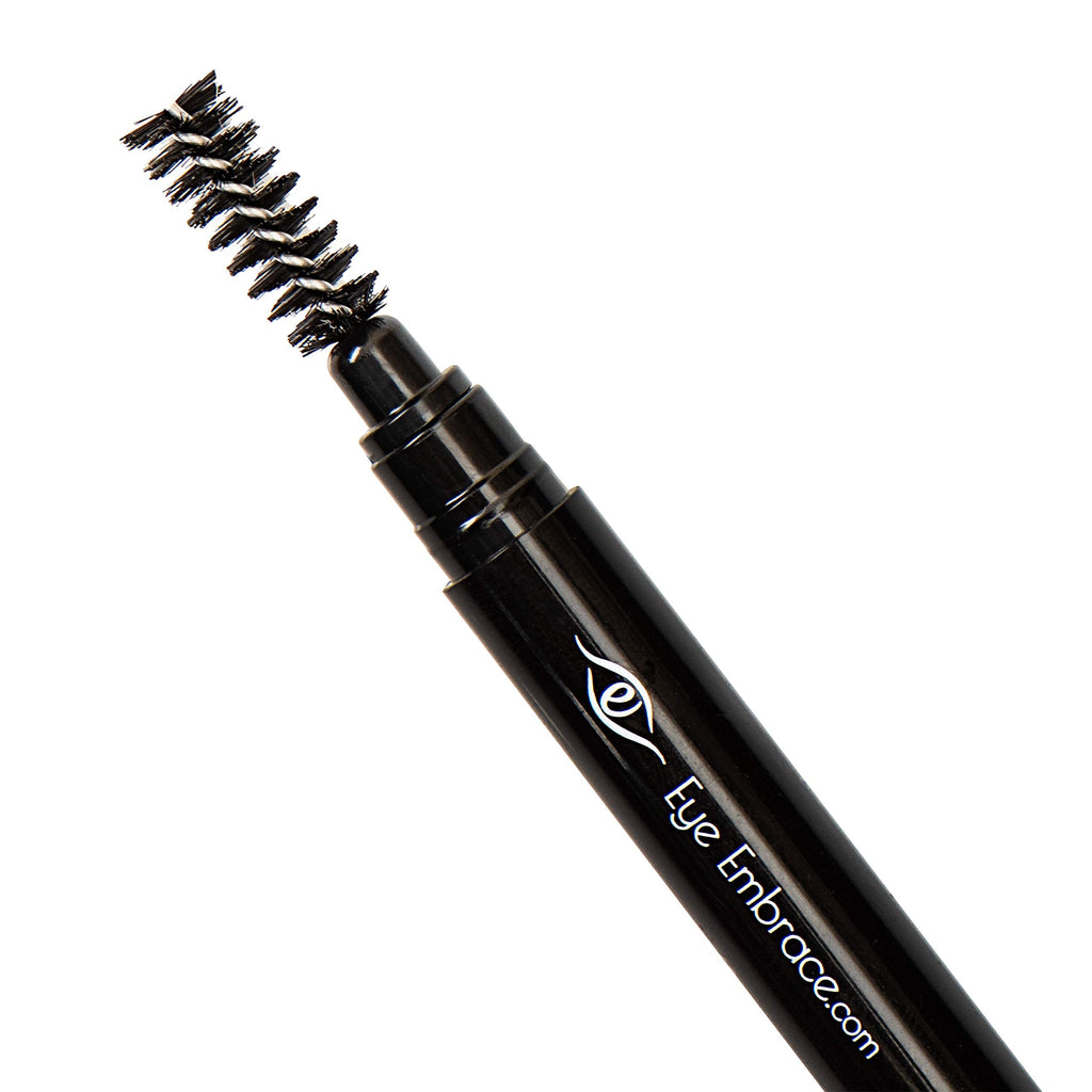Eye Embrace Warm Betty Light Gray Eyebrow Pencil – Waterproof, Double-Ended Angled Tip & Spoolie, Cruelty-Free