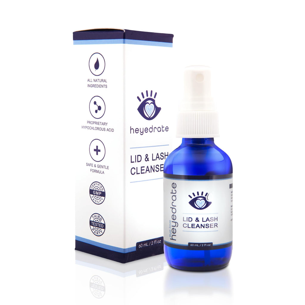 Eye Love Lid & Lash Cleanser – 2oz HOCl Spray for Eyelid & Lash Care