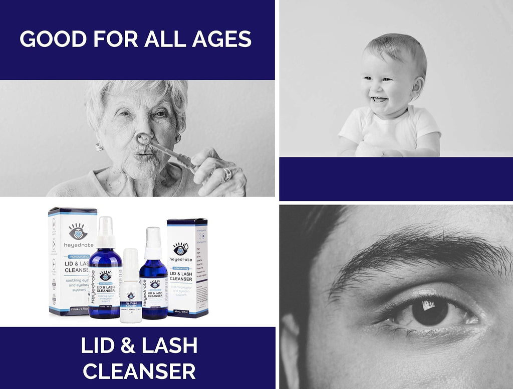 Eye Love Lid & Lash Cleanser – 2oz HOCl Spray for Eyelid & Lash Care