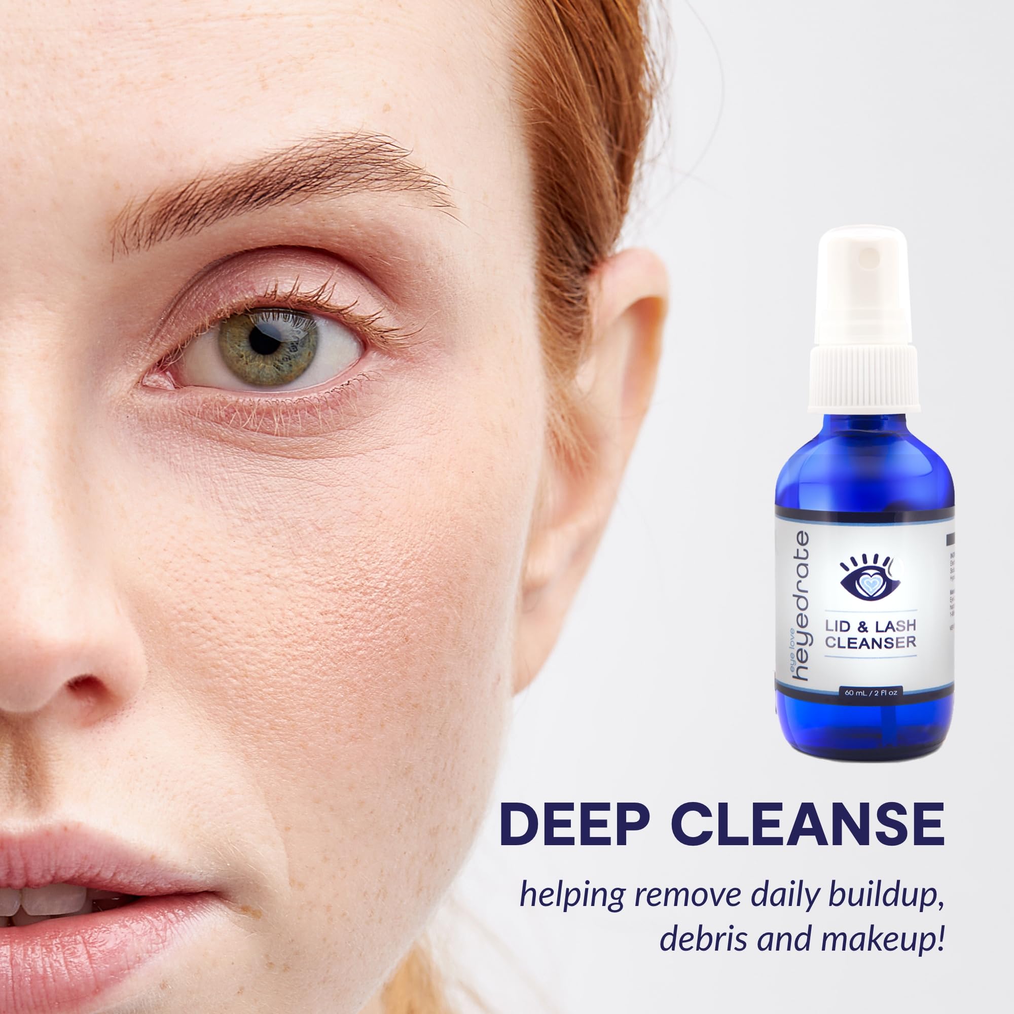 Eye Love Lid & Lash Cleanser – 2oz HOCl Spray for Eyelid & Lash Care