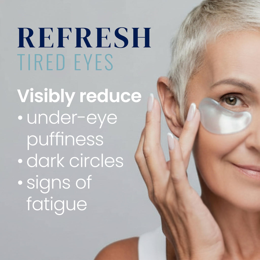 Eyederm Hydra-Gel Under Eye Patches | Dark Circles, Puffiness & Fine Lines – Ophthalmologist-Developed