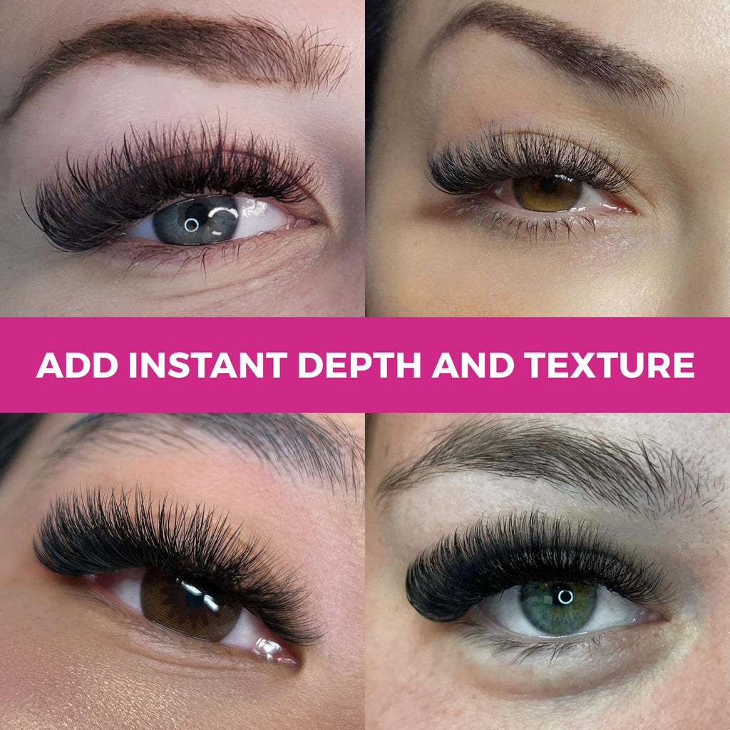Eyesy Lash Camellia Promade Fans – 5D 0.07, 8-12mm, D Curl